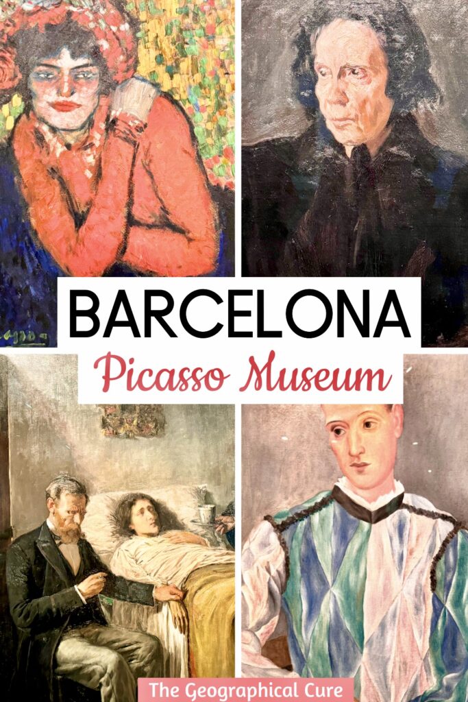 Pinterest pin for guide to the Picasso museum in Barcelona