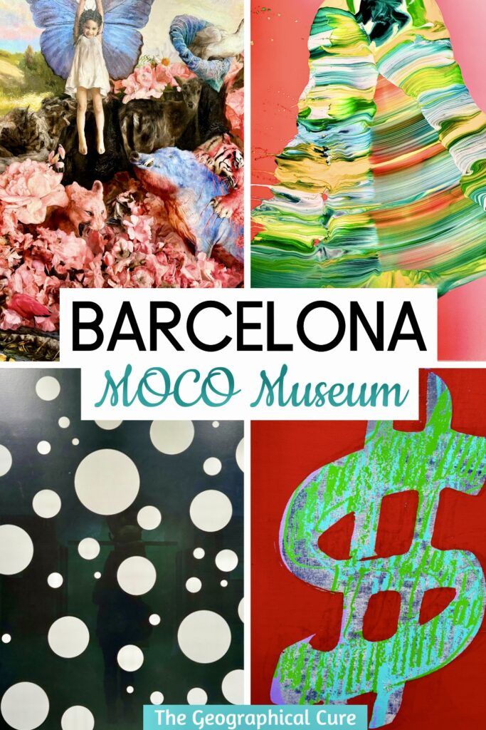 Pinterest pin for guide to MOCO Barcelona
