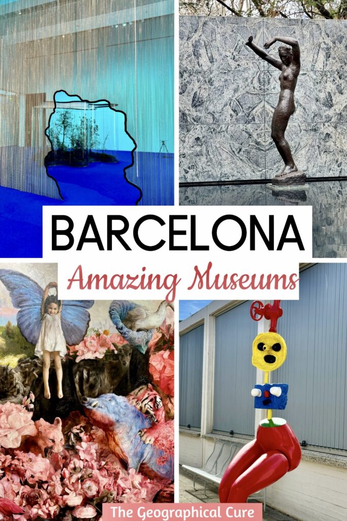 Pinterest pin for the best museums in Barcelona