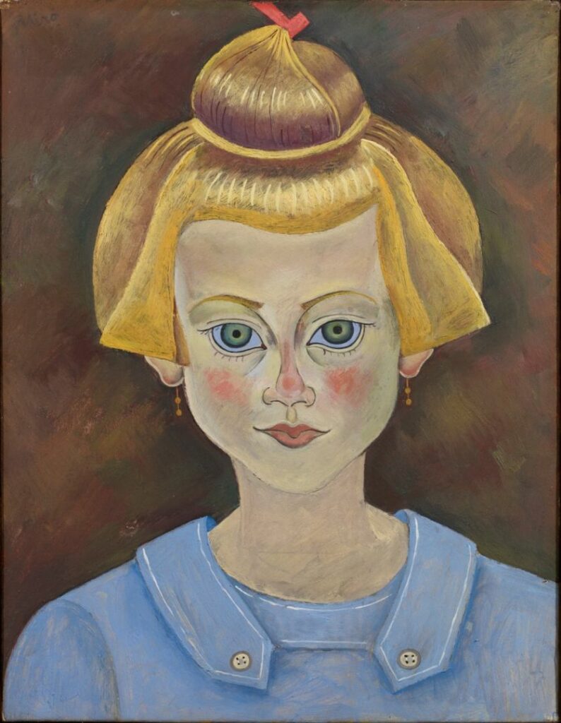 Miro, Portrait of a Young Girl, 1919