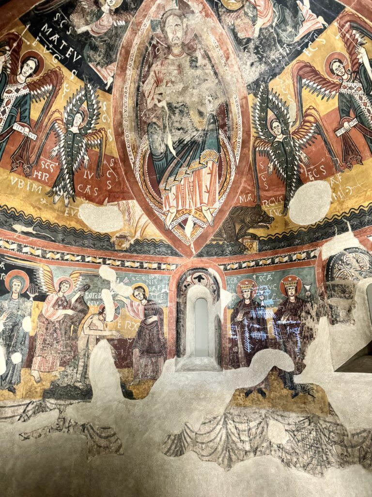 Romanesque fresco at MNAC