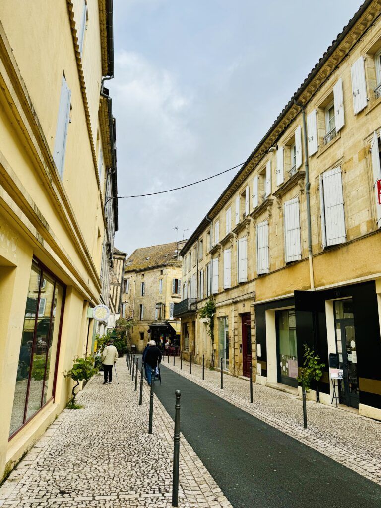 street tin the medieval old town