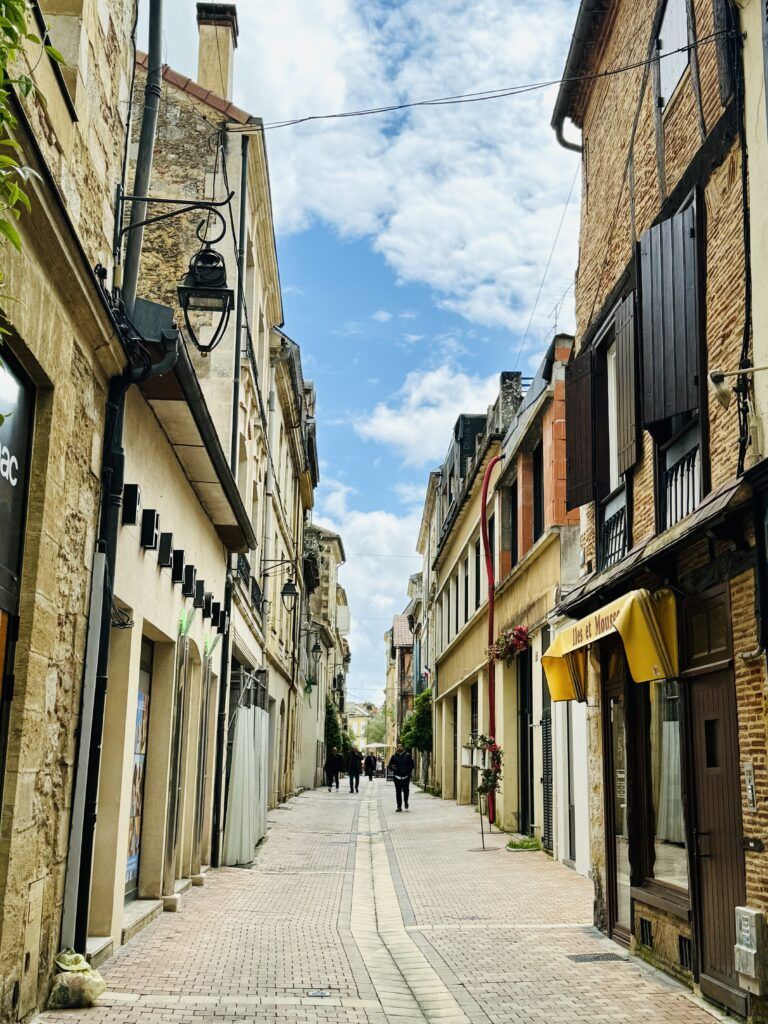 lane in the medieval old town