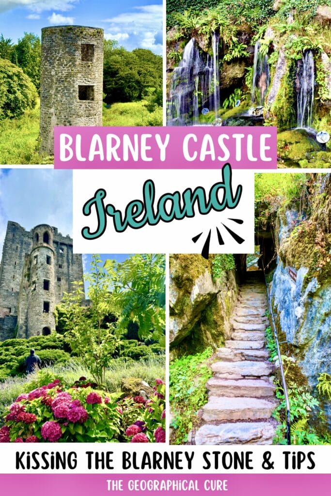 Pinterest pin for guide to Blarney Castle
