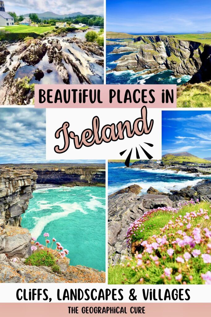 Pinterest pin graphic for beautiful places in Ireland