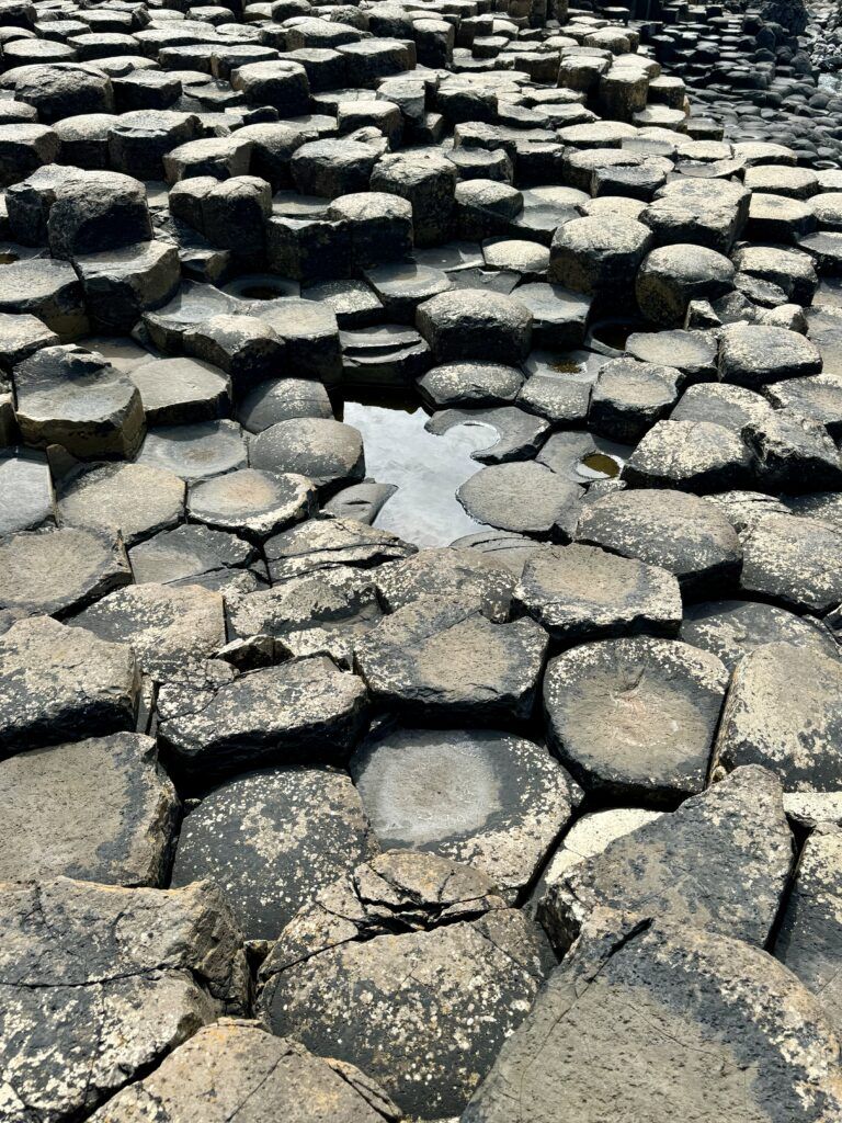 hexagonal stones