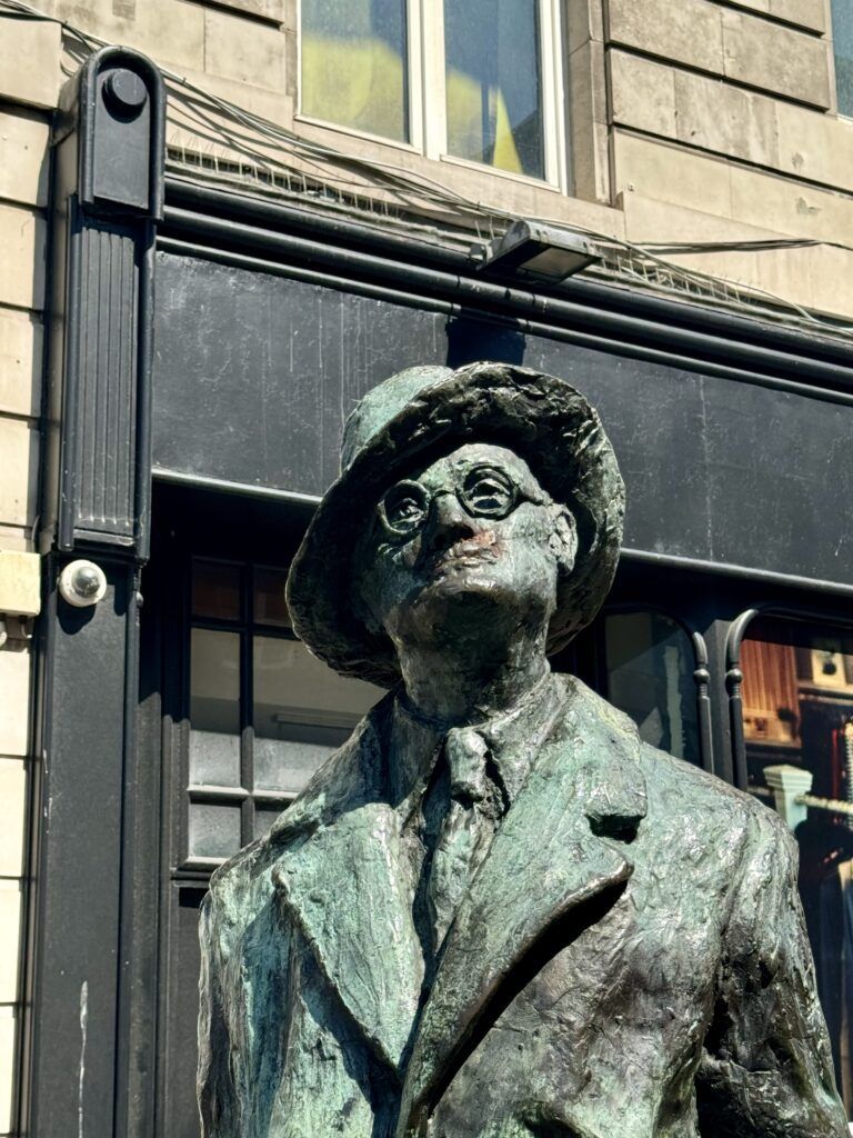 James Joyce sculpture