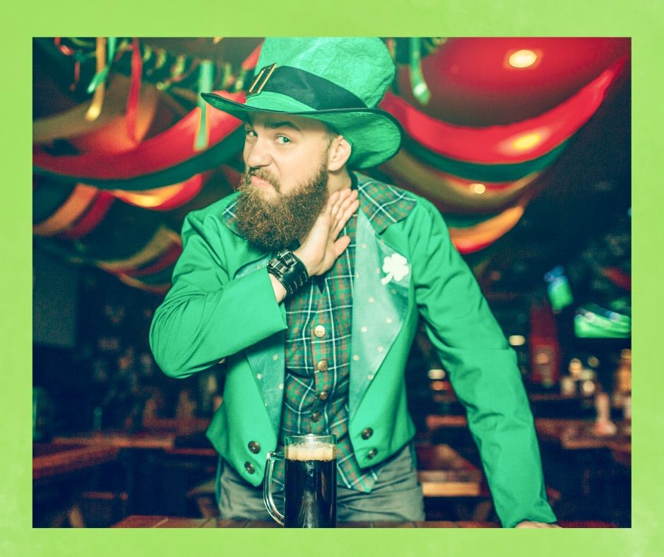 Irish man who's very mad