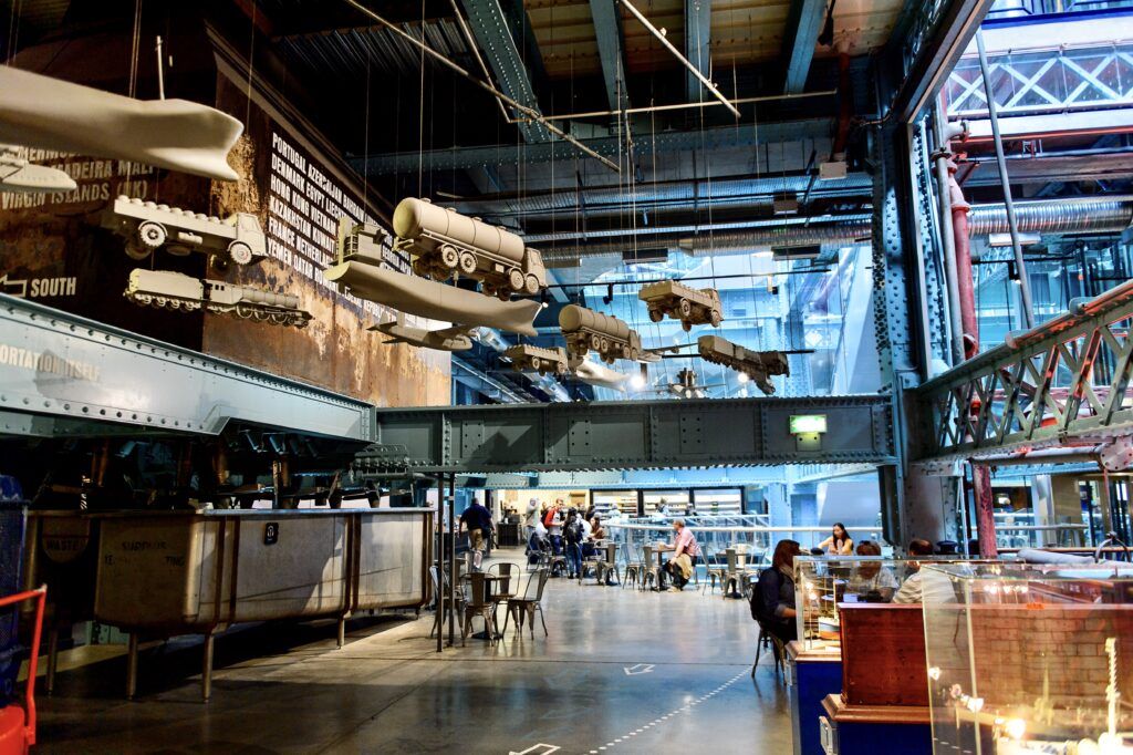 interior of the Guinness Storehouse