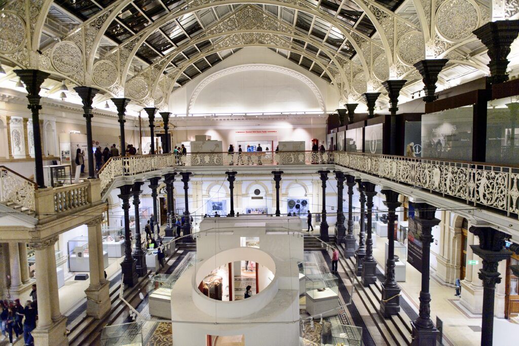 interior of the museum