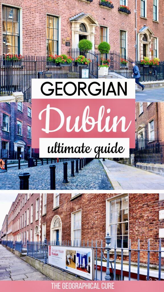 Pinterst pin graphic for guide to Georgian Dublin