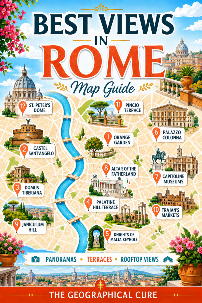 pin graphic for best views in Rome
