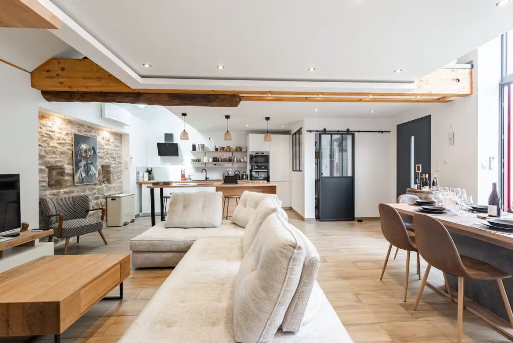 living room in France