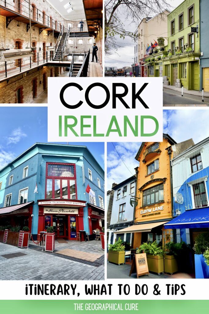 Pinterest pin graphic for one day in Cork Ireland itinerary