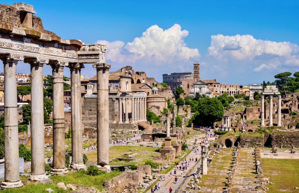 Via Sacre in the Roman Forum
