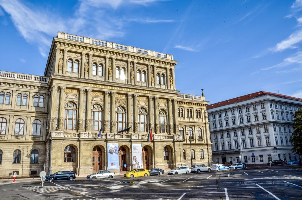 exterior of the Hungarian Academy of Sciences
