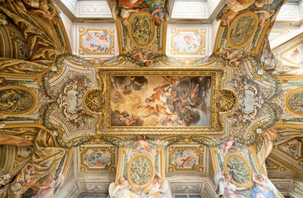 frescos in the sacristy