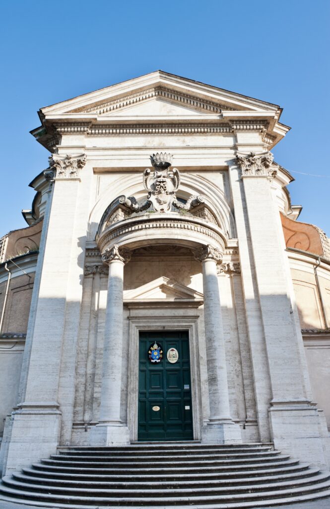 stairs leading up to entrance
