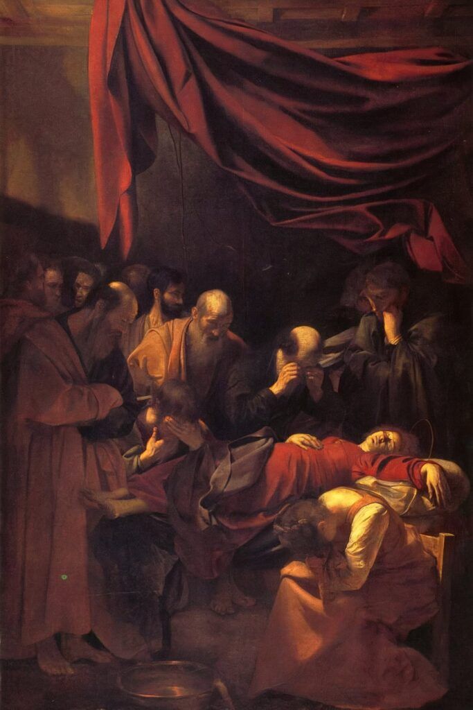 Caravaggio, Death of the Virgin, 1606