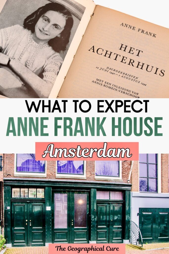 Pinterest pin graphic for  is the Anne Frank House worth visiting?