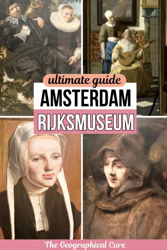 Pinterest pin graphic for guide to the Rijksmuseum