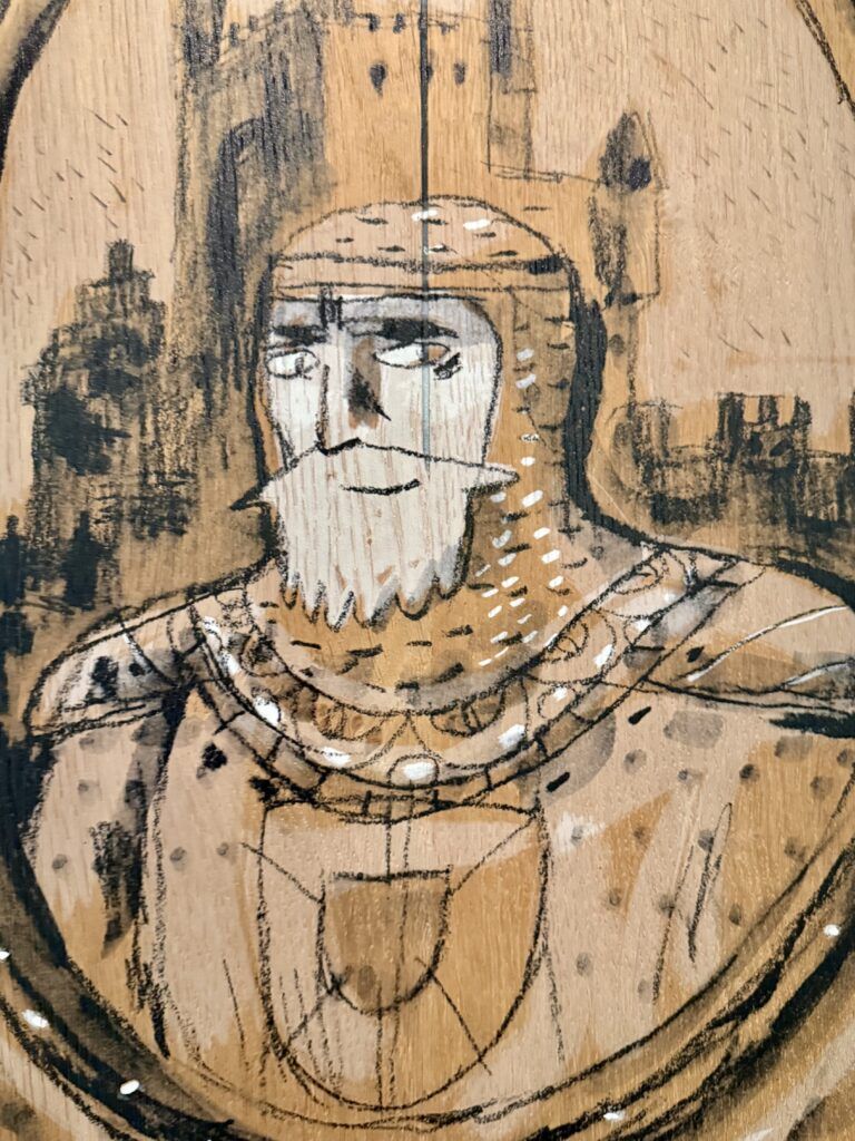 whimsical illustration of Philip of Alsace