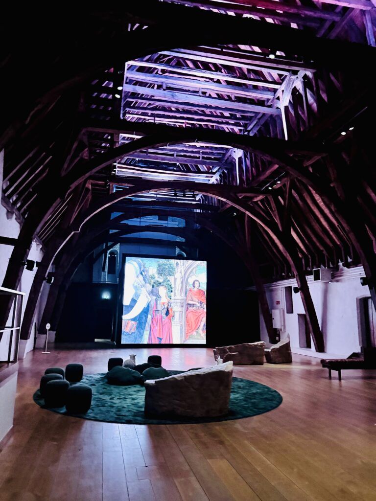 the big screen in the attic