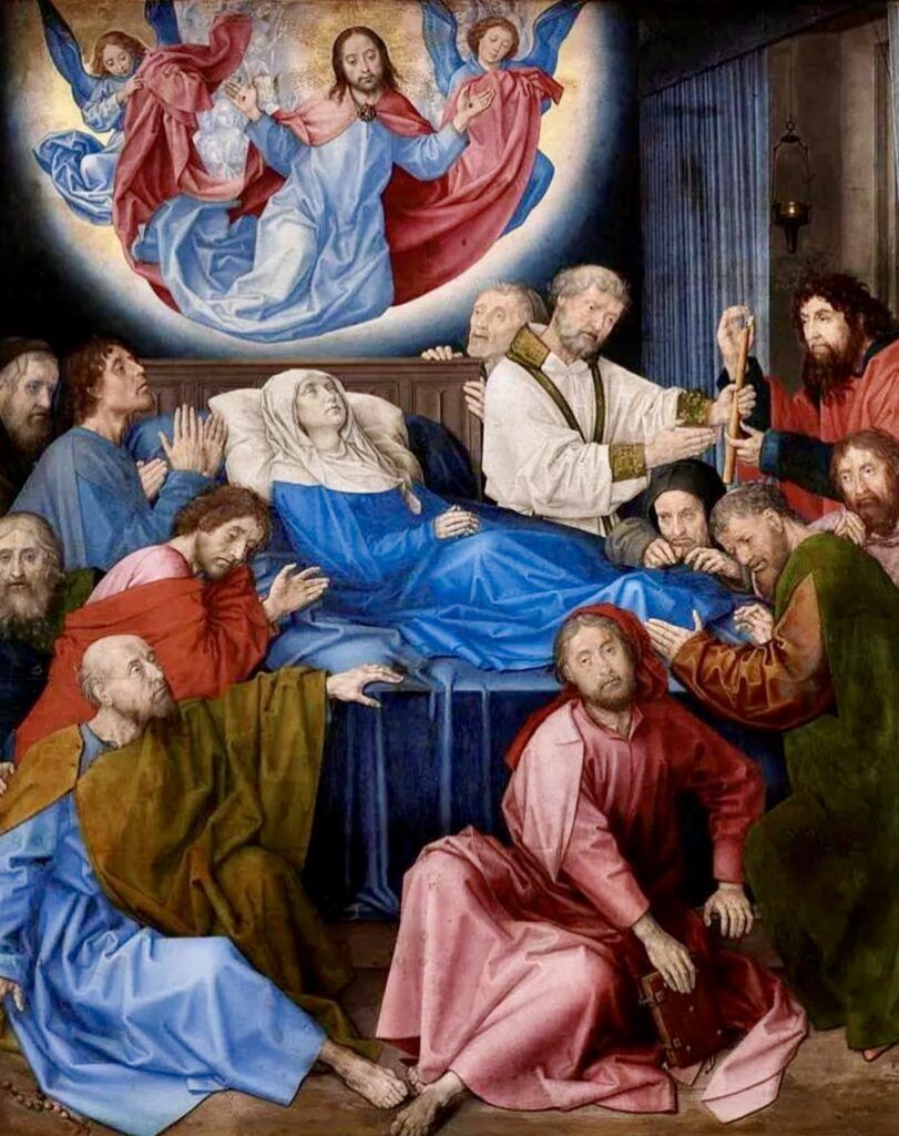 Hugo van der Goes, Death of the Virgin, 1470