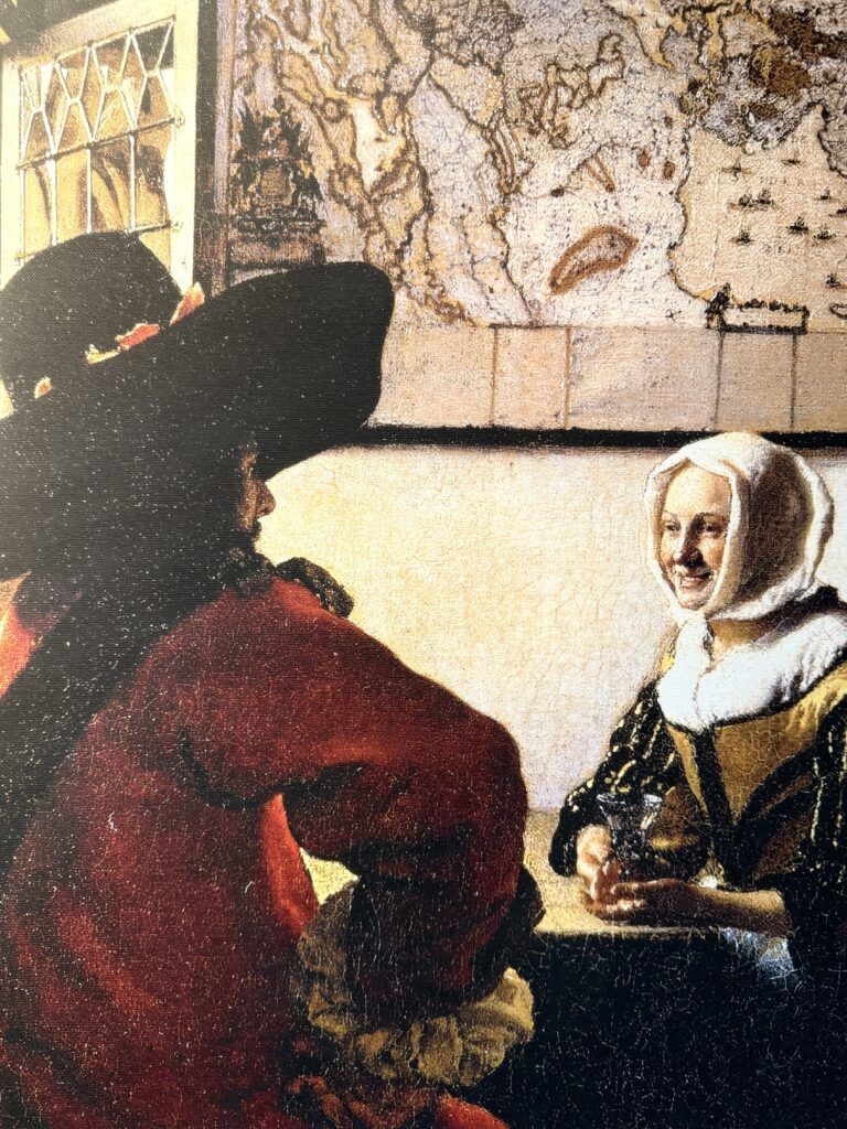 a not so virtuous woman drinking with a man
