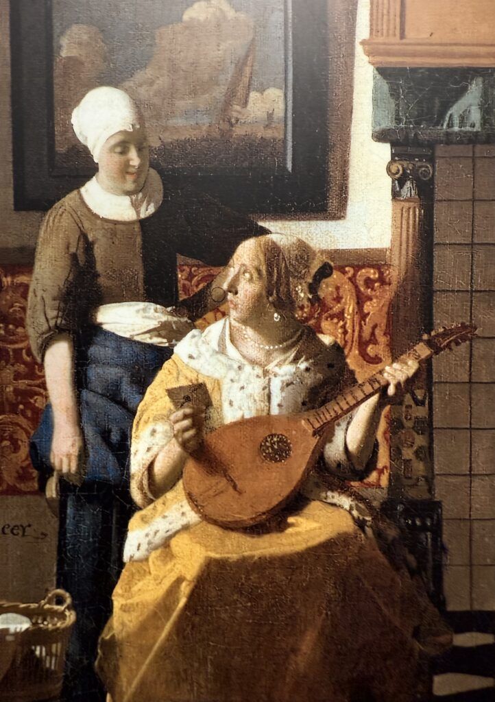 copy of Vermeer's The Love Letter