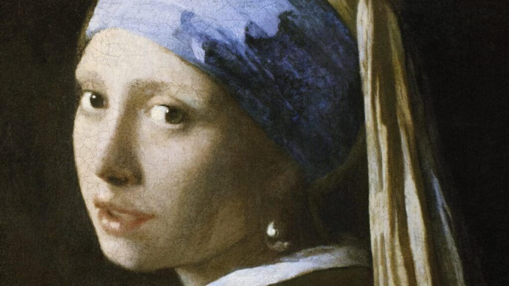 detail of Girl with the Pearl Earring