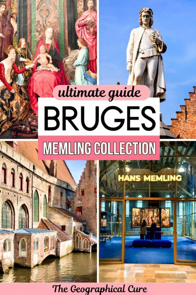 Pinterest pin graphic for guide to the Memling Collection in Brugges