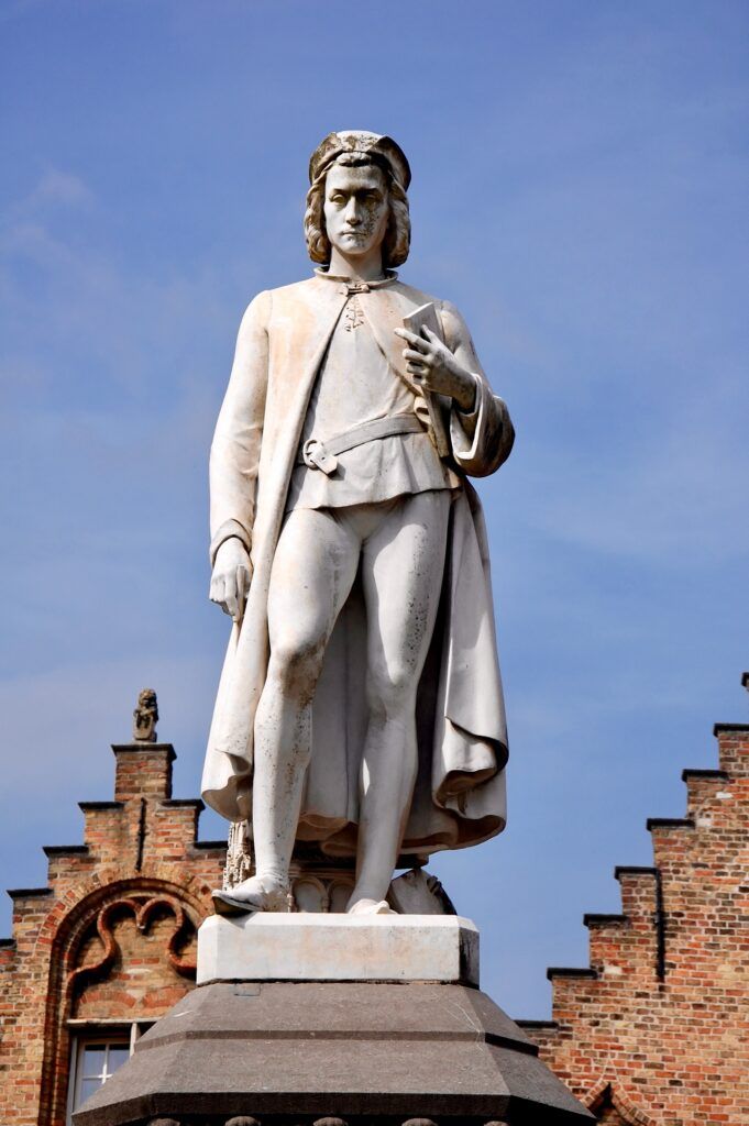 Memling sculpture in Bruges