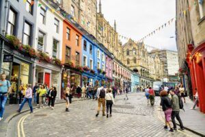 Victoria Street in Edinburgh