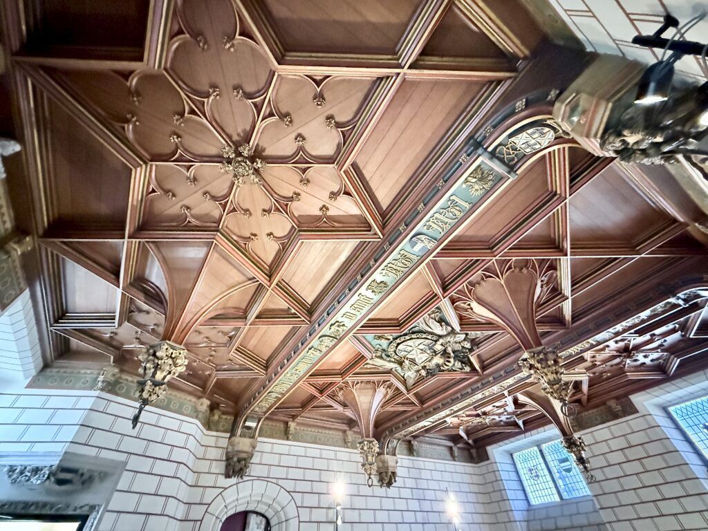 Gothic ceiling in the Gruuthusemuseum