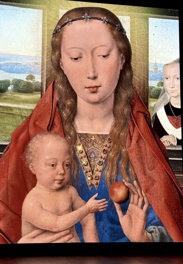 painting of madonna and child in the Memling Collection