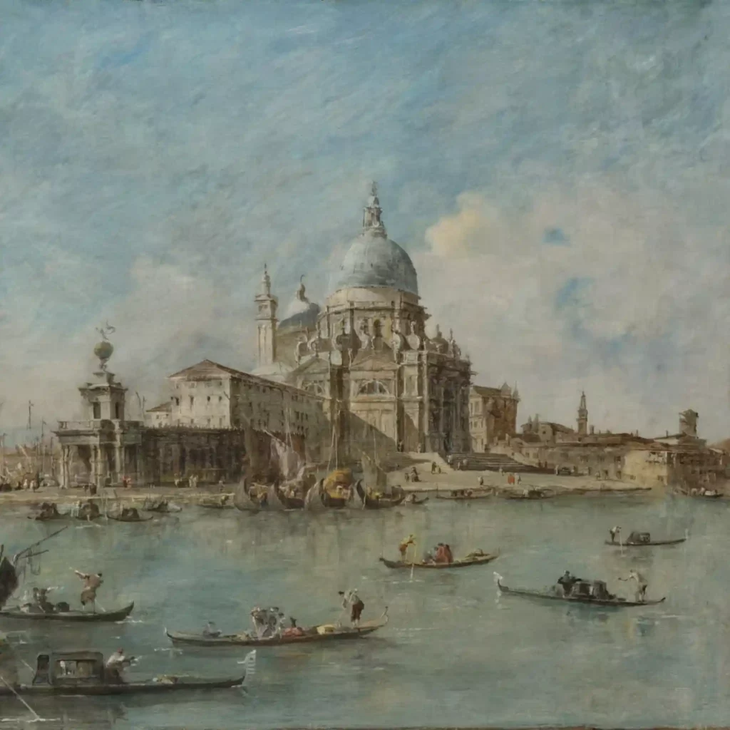 Guardi, Venice: Punta della Dogana, 1770