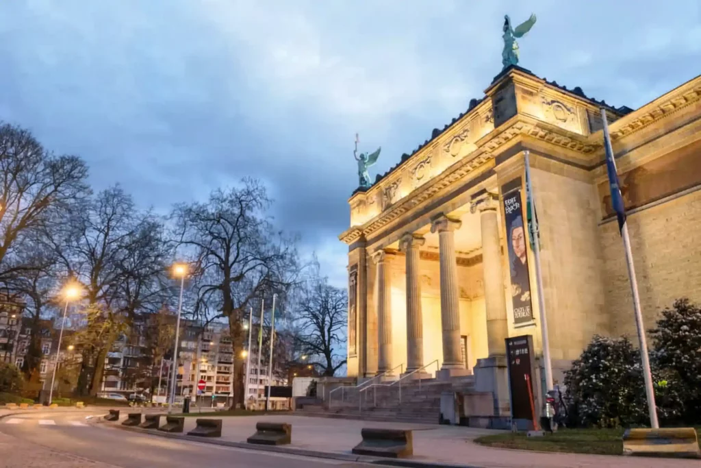 facade of the Belgian Museum of Fine Art