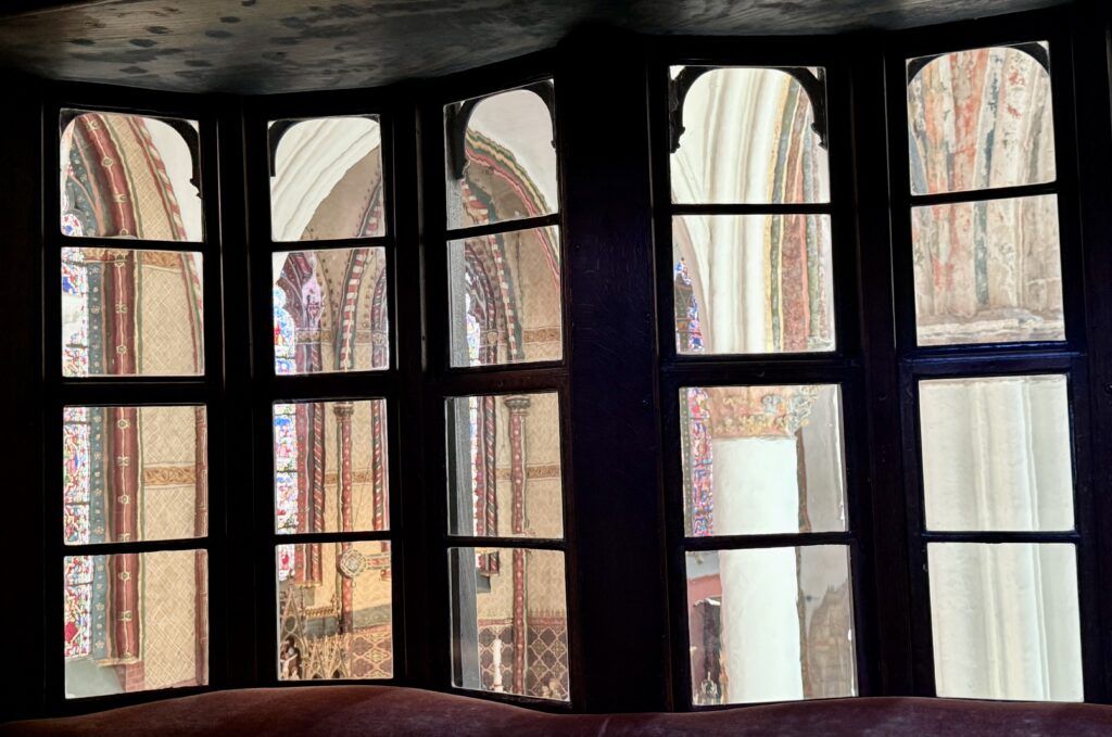view into the Church of Our Lady