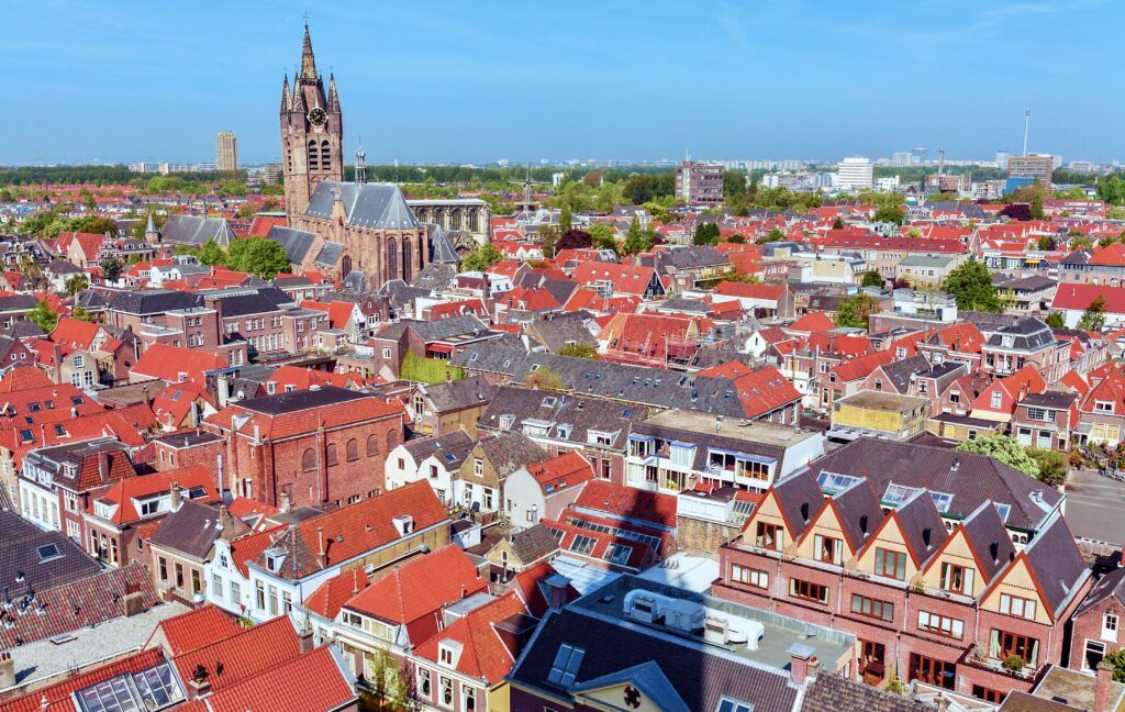 view from the tower of the New Church