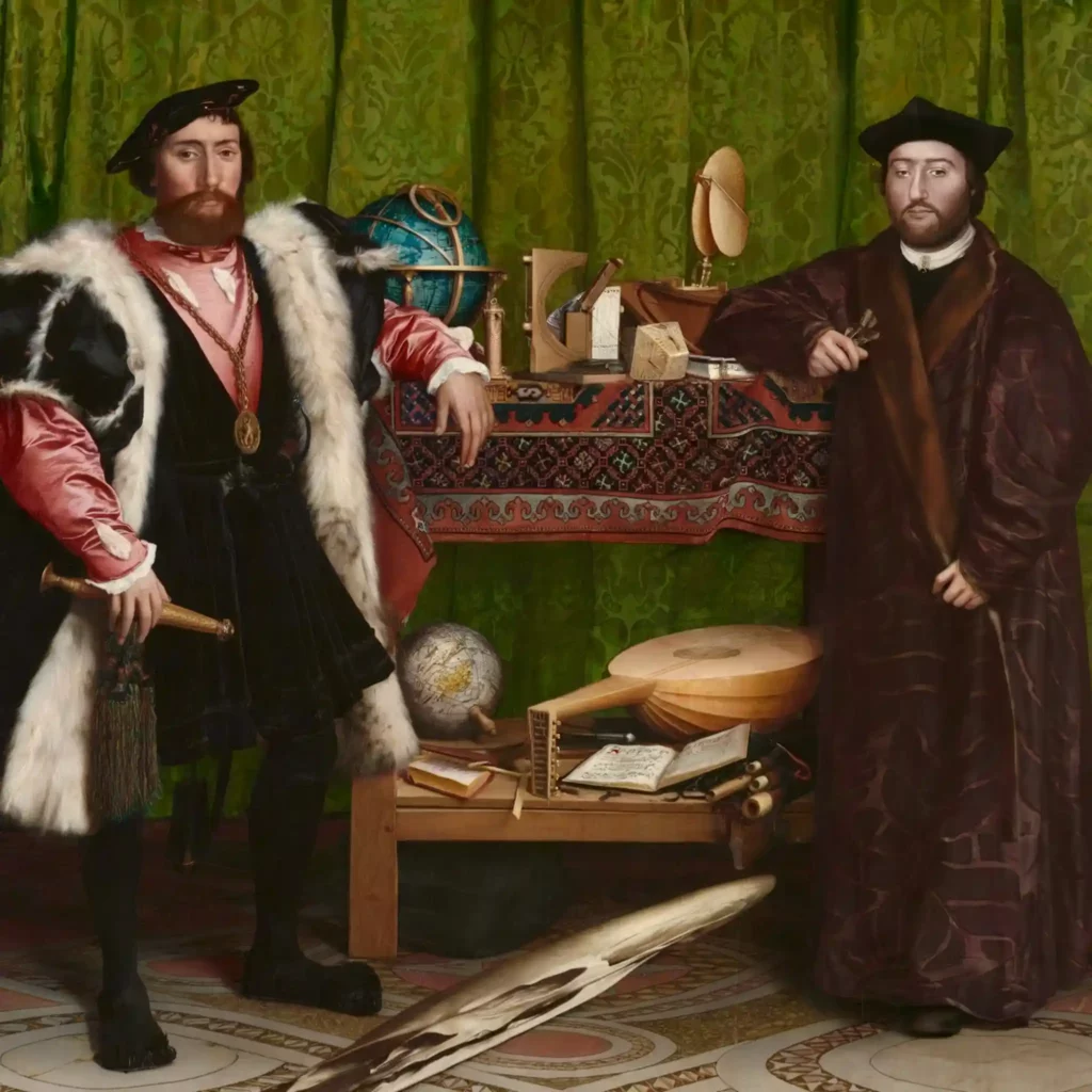 Holbein, Ambassadors, 1533