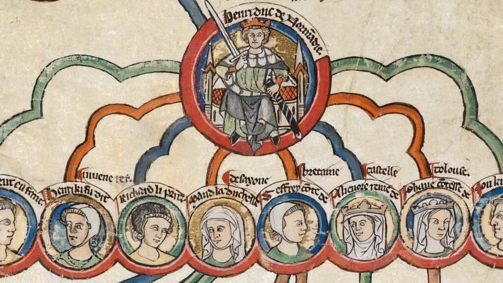 children of Henry II (British Library)