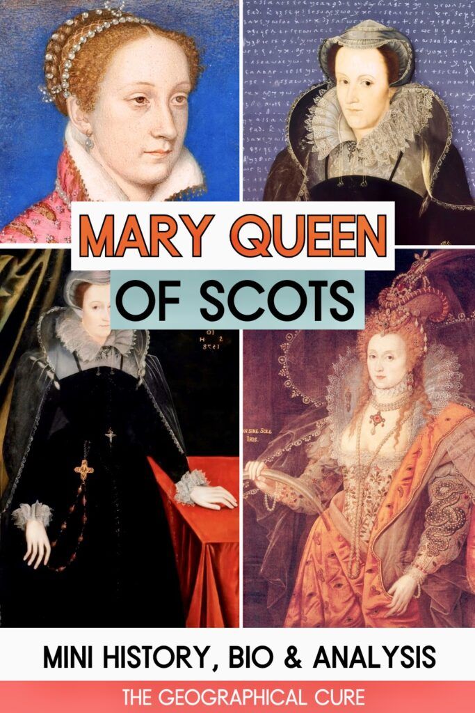 Pinterest pin graphic for a guide to the downfall of Mary Queen of Scots