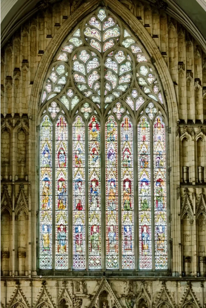 stained glass in York Minster