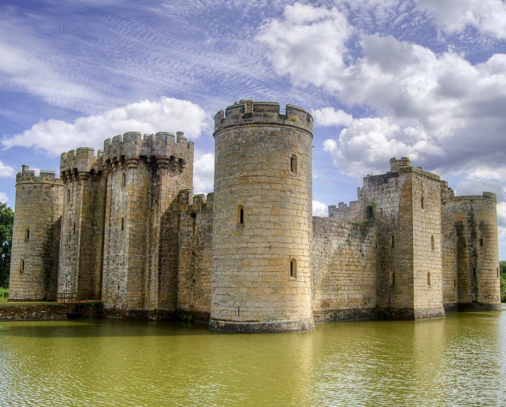 view of the castle facade