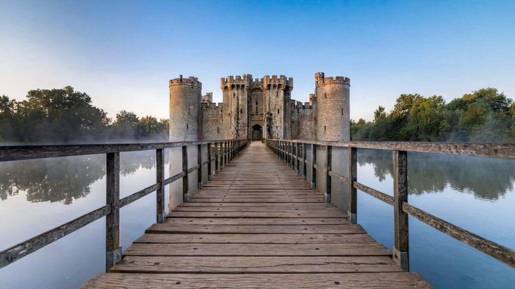 drawbridge to the castle