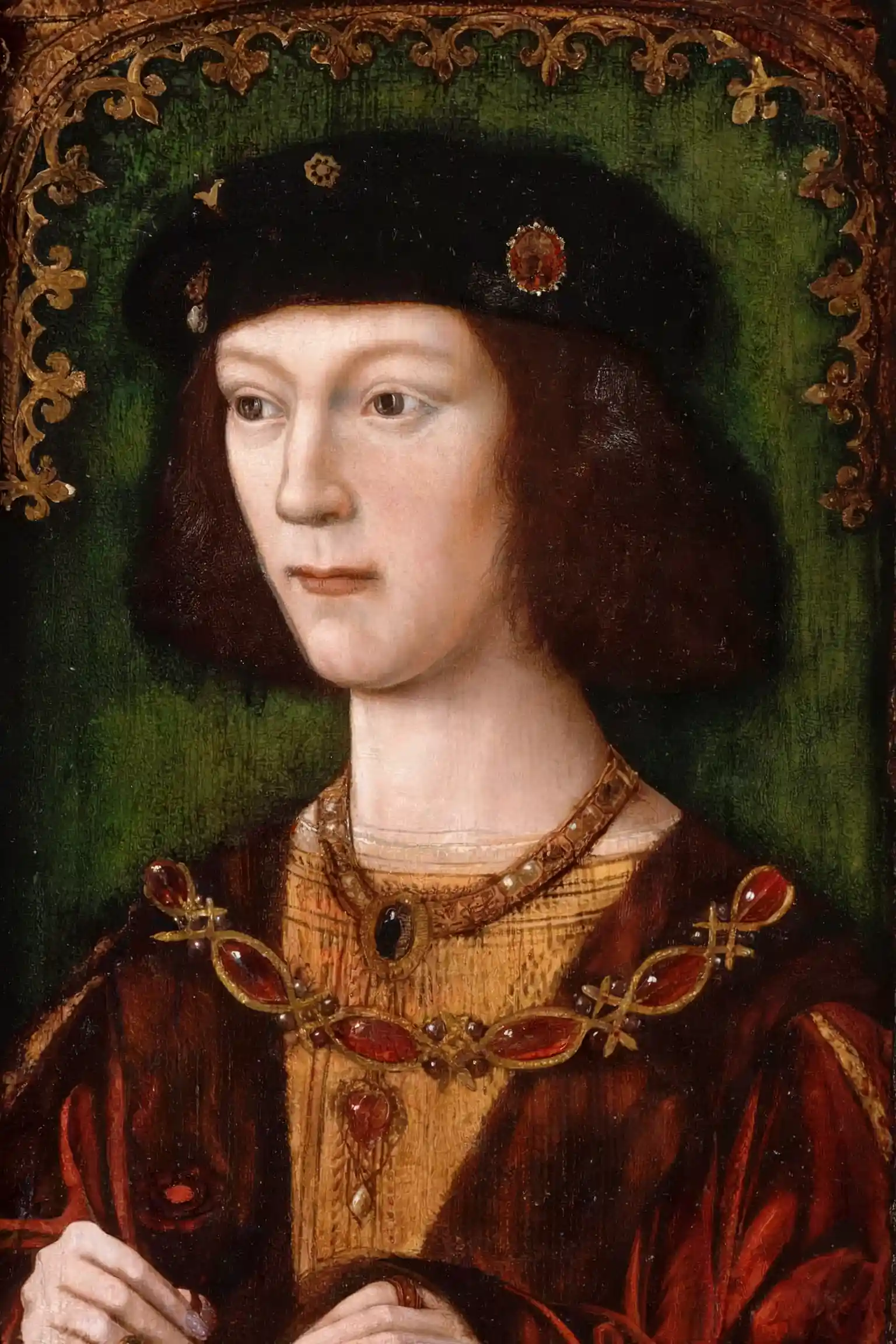 portrait of Henry VIII in 1509, the year he became king
