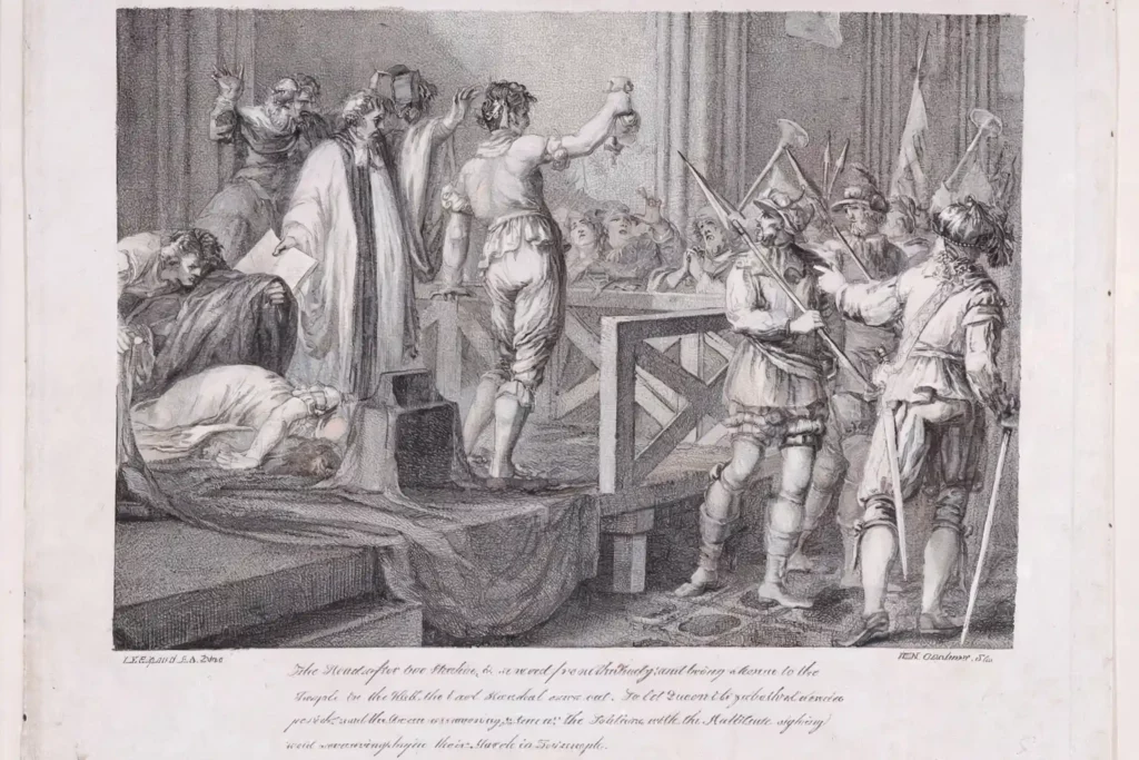 image of Mary's execution