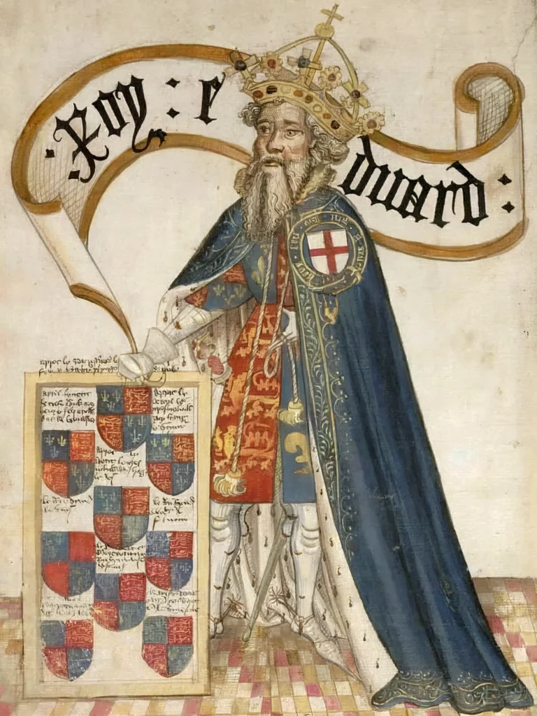 medieval illumination of Edward III