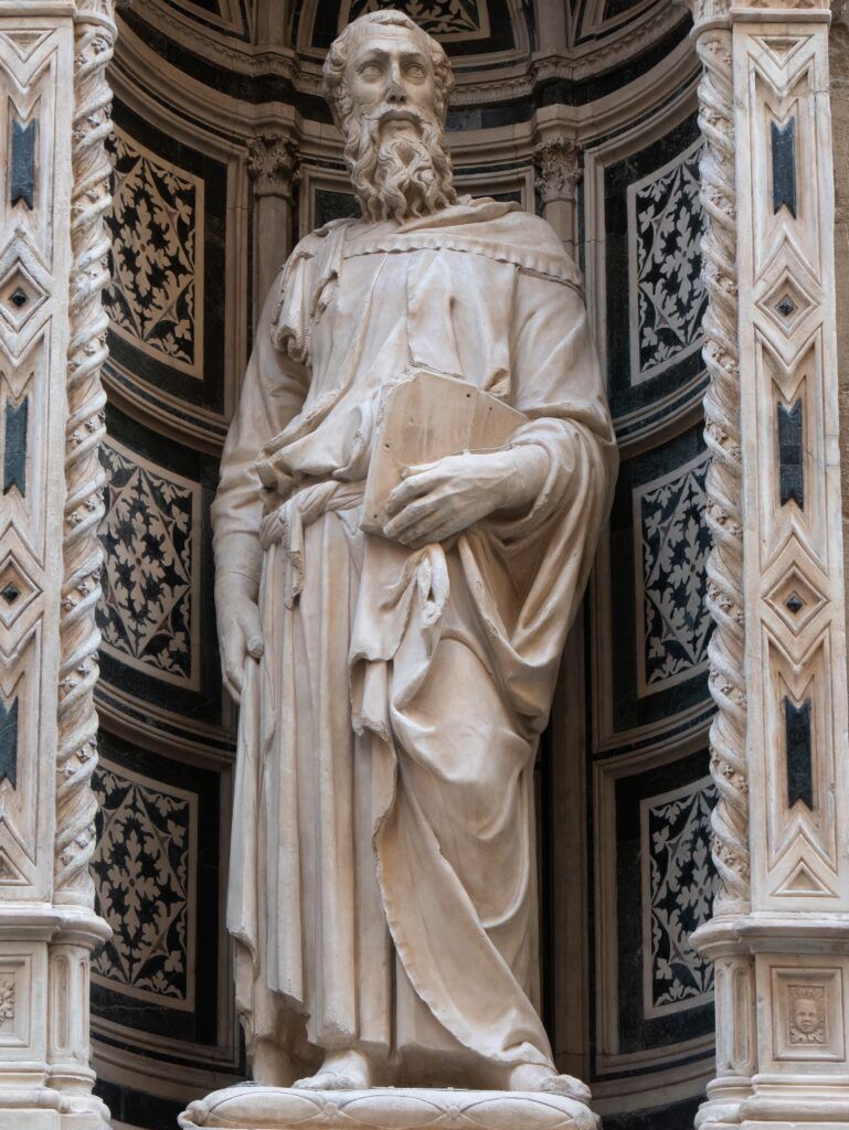 Donatello's St. Mark in the exterior niche